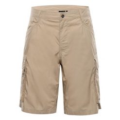 Szorty męskie bawełniane Alpine Pro Urt. Brązowe szorty męskie Alpine Pro, na lato, m, bez wzorów, z bawełny, klasyczne. Za 209.00 zł.