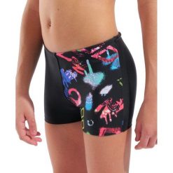 Kąpielówki chłopięce bokserki Arena Graffiti. Czarne kąpielówki dla chłopców Arena, bez wzorów. Za 129.00 zł.