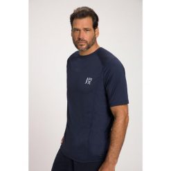 Męska Koszulka funkcyjna FLEXNAMIC® fitness rękaw 1/2 QuickDry. Niebieskie koszulki sportowe męskie JAY-PI, m, bez wzorów, z elastanu, bez kołnierzyka, bez ramiączek, na fitness i siłownię. Za 139.99 zł.