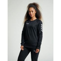 Bluza do piłki ręcznej damska Hummel Go Cotton Sweatshirt Woman. Czarne bluzy damskie Hummel, s, bez wzorów, z bawełny, bez kaptura. Za 74.00 zł.
