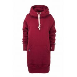 Bluza sportowa z kapturem damska DEEP TRIP Luzak. Czerwone bluzy damskie DEEP TRIP, l, bez wzorów, z bawełny, z kapturem. Za 369.00 zł.