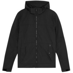 Kurtka wodoodporna Lyle & Scott Stow Away. Czarne kurtki męskie LYLE AND SCOTT, xl, bez wzorów, bez kaptura. Za 499.30 zł.