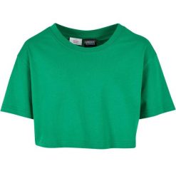 Krótka Koszulka Dziewczęca Kimono. Zielone bluzki dla dziewczynek Urban Classics, bez wzorów, bez kołnierzyka, bez ramiączek. Za 48.99 zł.