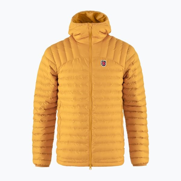 Kurtka puchowa męska Fjällräven Expedition Lätt Hoodie. Żółte kurtki męskie Fjällräven, l, bez wzorów, z puchu, trekkingowe. W wyprzedaży za 1,028.70 zł.
