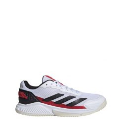 Buty Courtquick Padel. Białe obuwie sportowe damskie Adidas, bez wzorów, z materiału, tenisowe. Za 349.00 zł.