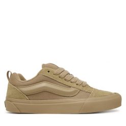 Sneakersy Vans. Brązowe trampki i tenisówki chłopięce Vans, bez wzorów, bez zapięcia. Za 319.99 zł.