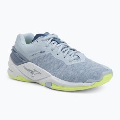 Buty do piłki ręcznej damskie Mizuno Wave Stealth Neo heather/white/neo lime. Szare obuwie sportowe damskie Mizuno, bez wzorów, do piłki ręcznej, mizuno wave. Za 269.99 zł.