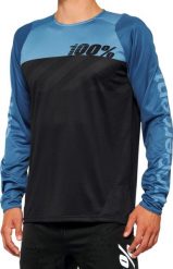 100% Koszulka męska 100% R-CORE Jersey długi rękaw black slate blue roz. M (NEW 2022). Czarne bluzki z długim rękawem męskie 100%, m, bez wzorów, z jersey, bez kołnierzyka. Za 185.51 zł.