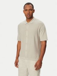 BOSS Koszula Amicino 50558725 Beżowy Regular Fit. Brązowe koszule męskie Boss, m, bez wzorów, z bawełny, bez kołnierzyka, bez ramiączek. Za 679.99 zł.