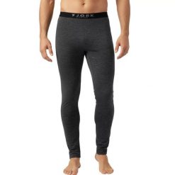 Męskie legginsy termoaktywne ze 100% wełny merynosów - Finn 210. Szare legginsy sportowe męskie FJORK MERINO, m, bez wzorów, z wełny, narciarskie. Za 479.00 zł.