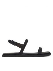 Calvin Klein Sandały Jelly Sandal Sling Mat Tran Tpu HW0HW02969 Czarny. Czarne sandały damskie Calvin Klein, bez wzorów, z syntetyku, bez obcasa, na płaskiej podeszwie, bez zapięcia. Za 289.99 zł.