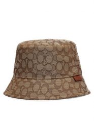 Coach Kapelusz 29CCN94 Brązowy. Brązowe czapki i kapelusze damskie Coach, bez wzorów, z poliesteru. Za 319.99 zł.