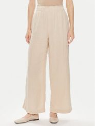 Gap Spodnie materiałowe 855967-01 Beżowy Relaxed Fit. Brązowe spodnie materiałowe damskie GAP, xl, bez wzorów, z bawełny. Za 269.99 zł.