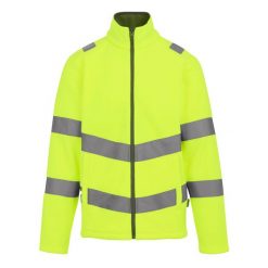 Męska Kurtka Pro Contract Thor HiVis Fleece Jacket. Żółte kurtki sportowe męskie Regatta, m, bez wzorów, trekkingowe. Za 121.99 zł.