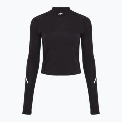 Longsleeve Reebok Seed Top. Czarne koszulki sportowe damskie REEBOK FITNESS, bez wzorów, sportowe, bez kołnierzyka. Za 179.99 zł.