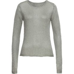 Sweter z połyskiem bonprix zielony eukaliptusowy. Swetry damskie marki bonprix. Za 44.99 zł.