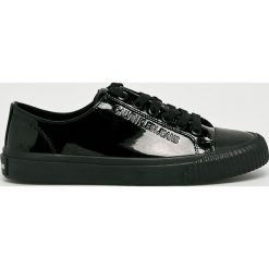 Calvin Klein Jeans - Tenisówki. Czarne trampki i tenisówki damskie Calvin Klein Jeans, z jeansu. Za 359.90 zł.