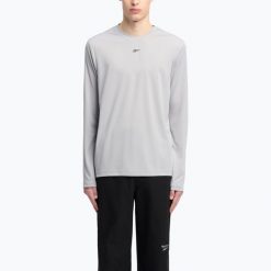Longsleeve męski Reebok Id Train Tech Tee. Szare bluzki z długim rękawem męskie Reebok, m, bez wzorów, bez kołnierzyka. Za 159.99 zł.