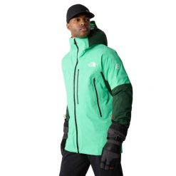 Męska kurtka narciarska The North Face. Czarne kurtki męskie The North Face, na zimę, l, bez wzorów, z materiału, bez kaptura. Za 3,089.99 zł.
