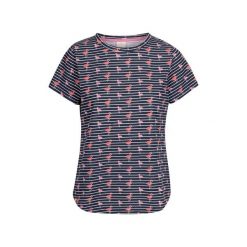 Top Damski Cara Flamingo Casual Top. Niebieskie koszulki sportowe damskie Trespass, m, bez wzorów, casualowe, bez kołnierzyka. Za 57.99 zł.