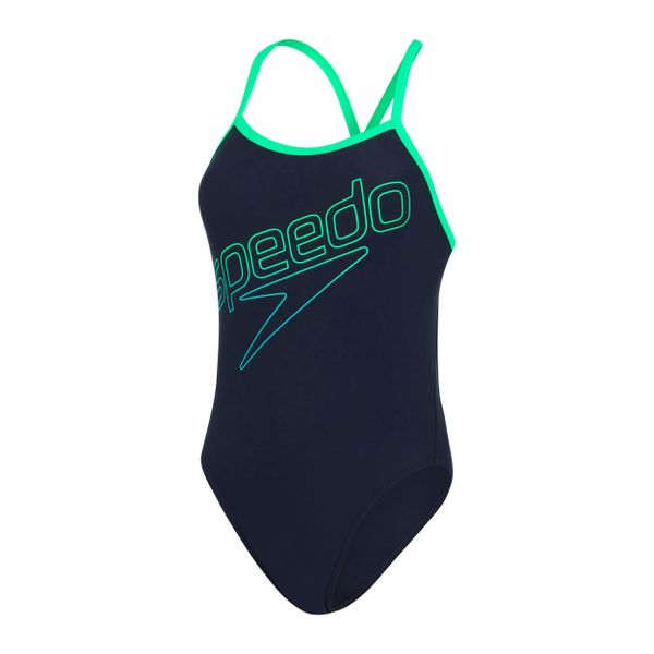 Strój kąpielowy damski Speedo Hyper Boom Turnback. Niebieskie kostiumy jednoczęściowe damskie Speedo, s, bez wzorów, z materiału, klasyczne, na fitness i siłownię. Za 181.98 zł.