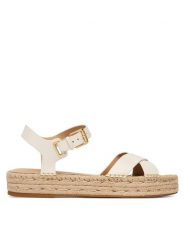 LAUREN RALPH LAUREN Espadryle 802P06400002 Biały. Białe sandały damskie Lauren Ralph Lauren, bez wzorów, ze skóry, bez obcasa, bez zapięcia. Za 729.99 zł.