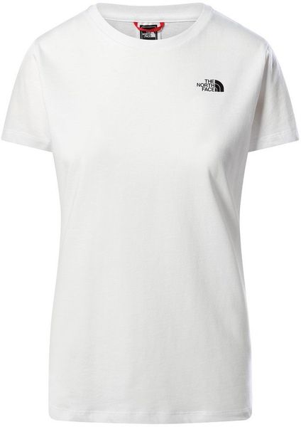 Koszulka The North Face W Simple Dome Tee damska : Kolor - Biały, Rozmiar - XXL. Białe t-shirty damskie The North Face, xxl, bez wzorów, bez kołnierzyka. Za 93.45 zł.