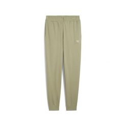 Spodnie do biegania Puma ESS Elevated. Zielone spodnie sportowe męskie Puma, xl, bez wzorów, z bawełny, do biegania. Za 225.00 zł.