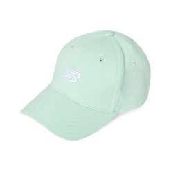 Czapka dziecięca New Balance LAKB0079COJ - miętowa. Zielone rękawiczki dziecięce New Balance, z aplikacjami, z materiału. Za 99.99 zł.