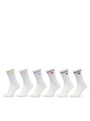 Lacoste Skarpety długie RA9188 Biały. Białe skarpety męskie Lacoste, bez wzorów, z bawełny. Za 229.99 zł.