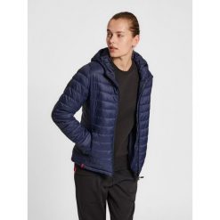 Kurtka sportowa damska Hummel Red z kapturem. Niebieskie kurtki damskie Hummel, na wiosnę, xl, bez wzorów, z materiału, z kapturem. Za 309.70 zł.