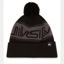 Czapka Quiksilver. Czarne czapki i kapelusze męskie Quiksilver, na zimę, bez wzorów. Za 129.99 zł.