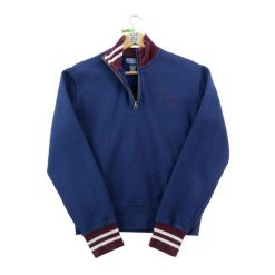 Second life - Bluza męska Quart-zip Y2K marine - Stan bardzo dobry. Niebieskie bluzy męskie Ralph Lauren, m, bez wzorów, bez kaptura. Za 207.36 zł.