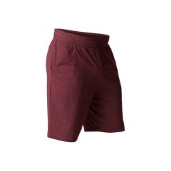 Spodenki Gym & Pilates 500 męskie. Czerwone krótkie spodenki sportowe męskie DOMYOS. Za 39.99 zł.
