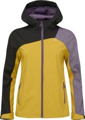 Damska kurtka softshell Loap Laskona żółta. Czarne kurtki damskie ÀLG, na jesień, m, bez wzorów, z materiału. Za 315.99 zł.