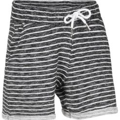 Spodenki dresowe bonprix czarny w paski. Spodnie dresowe damskie marki bonprix. Za 69.99 zł.