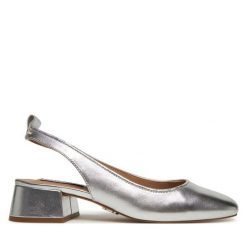 Czółenka Steve Madden. Szare czółenka damskie Steve Madden, bez wzorów, bez obcasa, bez zapięcia. Za 399.99 zł.