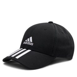 Czapka z daszkiem adidas. Czarne czapki i kapelusze męskie Adidas, bez wzorów. Za 79.99 zł.