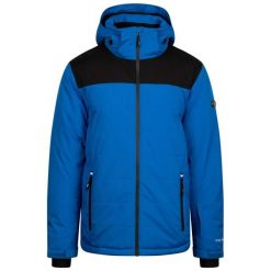 Kurtka Narciarska Męska Christopher. Niebieskie kurtki snowboardowe męskie Trespass, m, bez wzorów, bez kaptura, narciarskie. Za 486.99 zł.