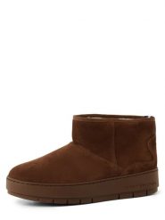 Tommy Hilfiger Skórzane kozaki Kobiety skóra brązowy, 42. Brązowe kozaki damskie Tommy Hilfiger, ze skóry, bez obcasa. Za 549.95 zł.