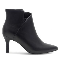 Botki Sergio Bardi. Czarne botki damskie Sergio Bardi, bez obcasa, na szpilce, bez zapięcia. Za 258.99 zł.