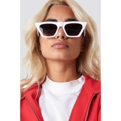 NA-KD Accessories Okulary przeciwsłoneczne kocie oczy - White. Białe okulary przeciwsłoneczne damskie NA-KD Accessories. Za 60.95 zł.