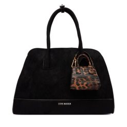 Torebka Steve Madden. Czarne torebki do ręki damskie Steve Madden, bez wzorów, klasyczne, bez dodatków. Za 559.99 zł.