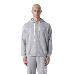 Bluza męska Everlast Exclusive Full Zip. Szare bluzy męskie Everlast, m, bez wzorów, bez kaptura, na fitness i siłownię. Za 149.99 zł.