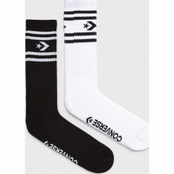 Converse - Skarpety (2-pack). Szare skarpety męskie marki Converse, z elastanu. Za 39.90 zł.