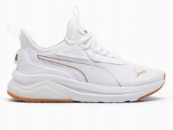 Buty damskie PUMA Amplifier. Białe obuwie sportowe damskie Puma, bez wzorów, z gumy. Za 239.00 zł.