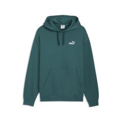 Męska luźna bluza z kapturem Essentials z logo No.1 PUMA. Szare bluzy męskie Puma, m, bez wzorów, z kapturem, do biegania. Za 229.00 zł.