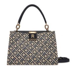 Torebka Tommy Hilfiger. Niebieskie torebki do ręki damskie Tommy Hilfiger, bez wzorów, klasyczne, bez dodatków. Za 699.99 zł.