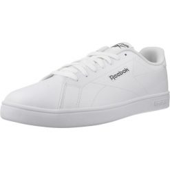 Buty REEBOK COURT CLEAN Biały. Białe buty sportowe męskie Reebok, z materiału, bez zapięcia, trekkingowe. Za 179.00 zł.