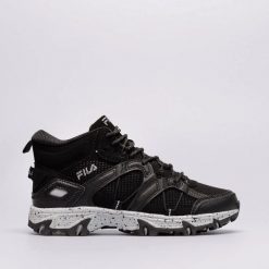 BUTY SPORTOWE DAMSKIE SNEAKERSY ZA KOSTKĘ JESIENNE FILA GRAND TIER 36. Czarne obuwie sportowe damskie Fila, bez wzorów, trekkingowe. Za 111.59 zł.